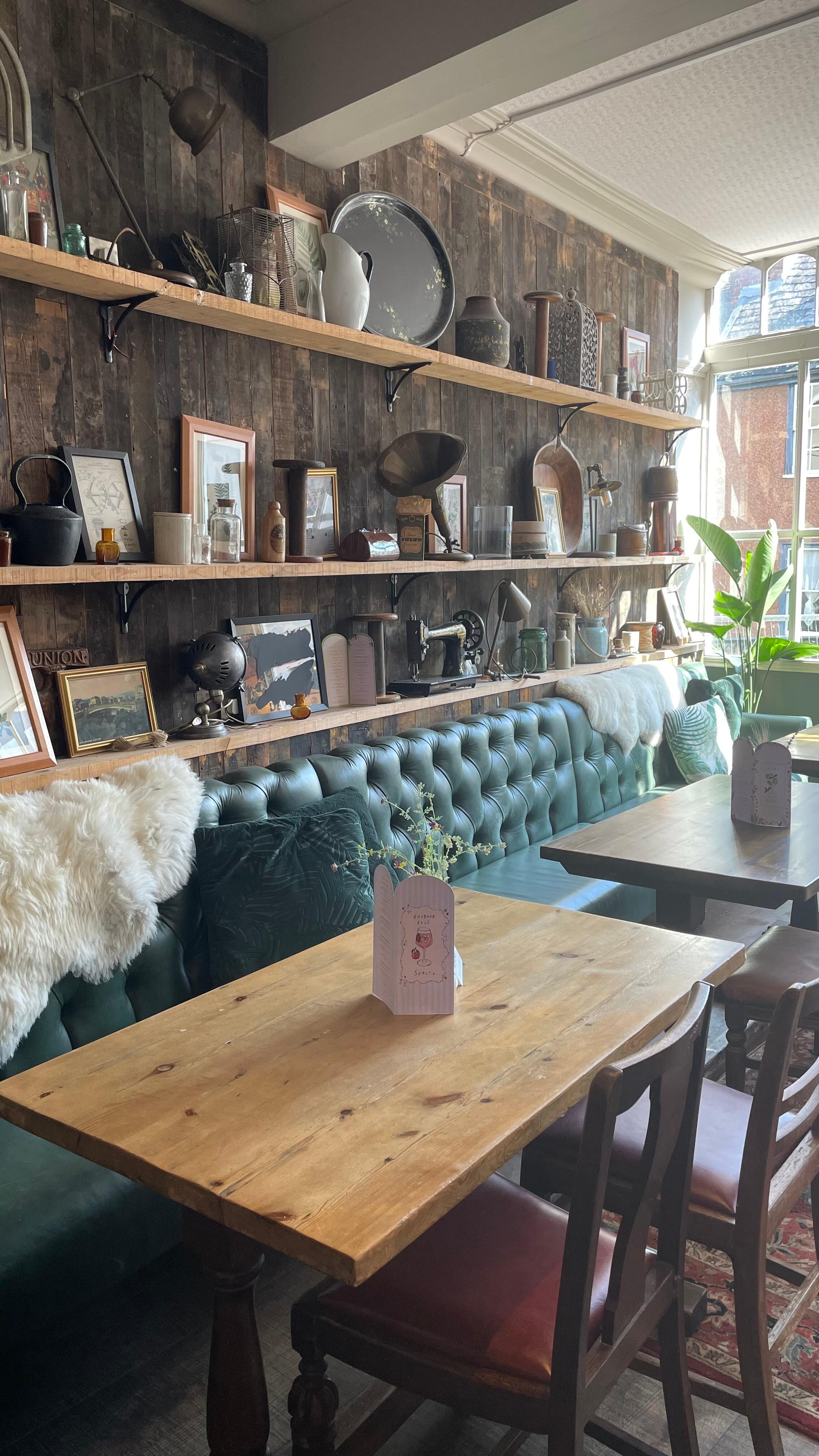 The bar/lounge area