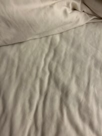 Pelos en la cama y parecen sábanas sucias