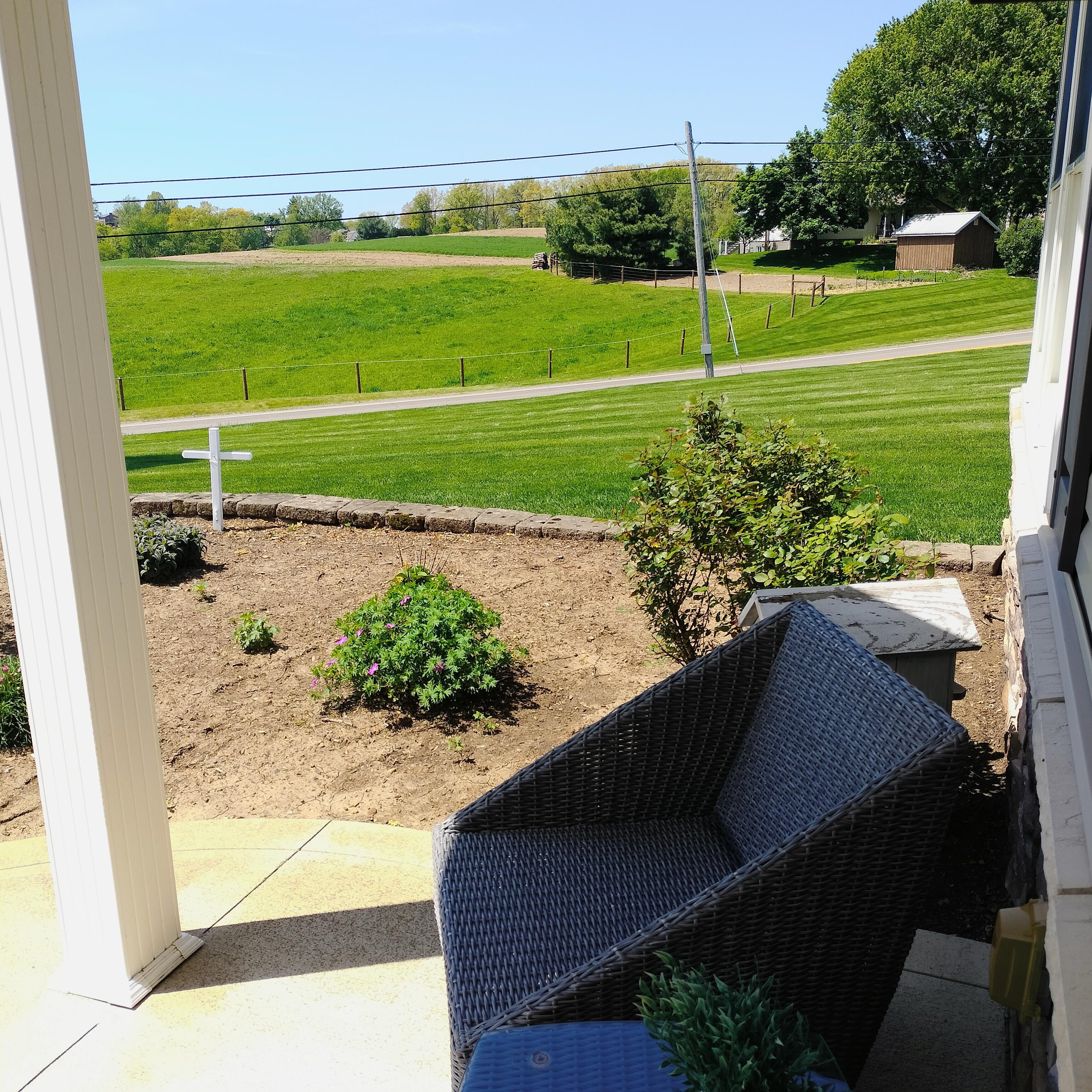 View from the front door 