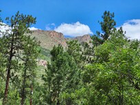 View out the front of the property.