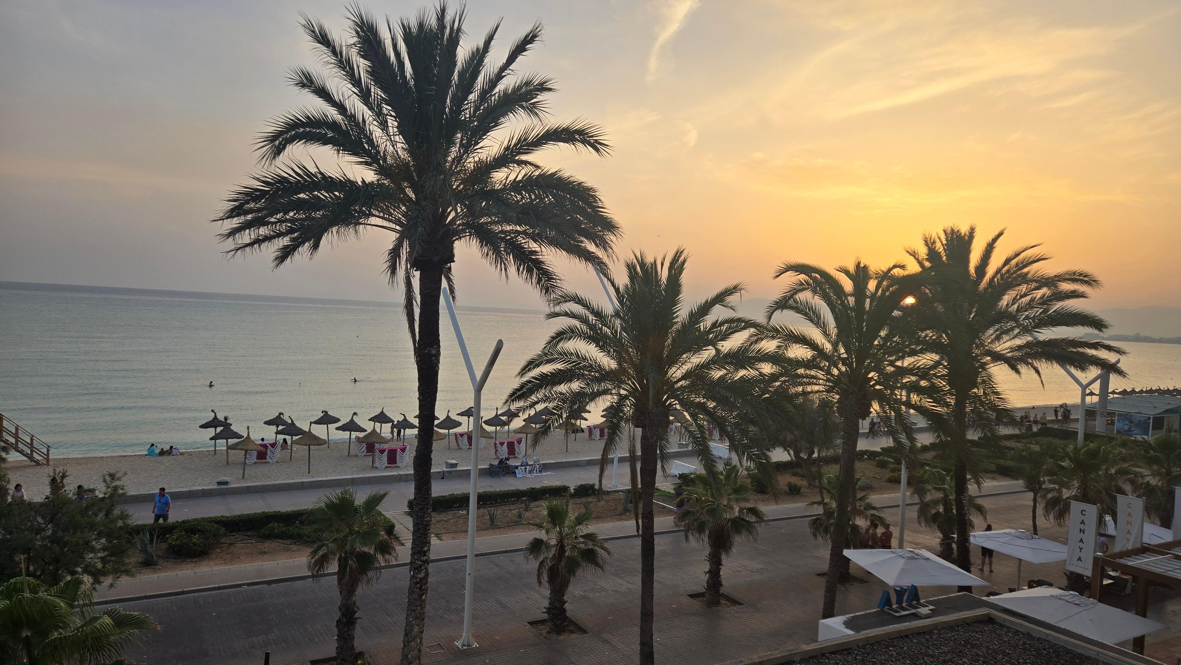 View from our balcony