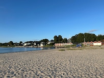 目の前のビーチ