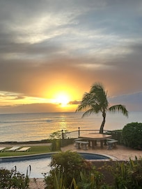 Sunset from the lanai.