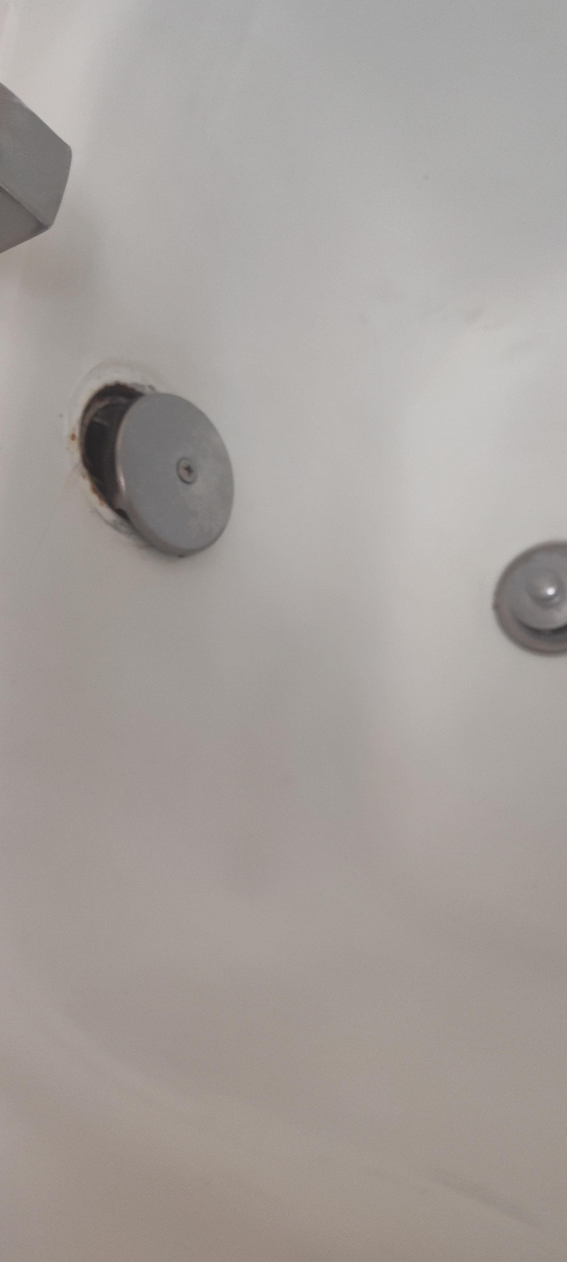 Tub drain off the mark!