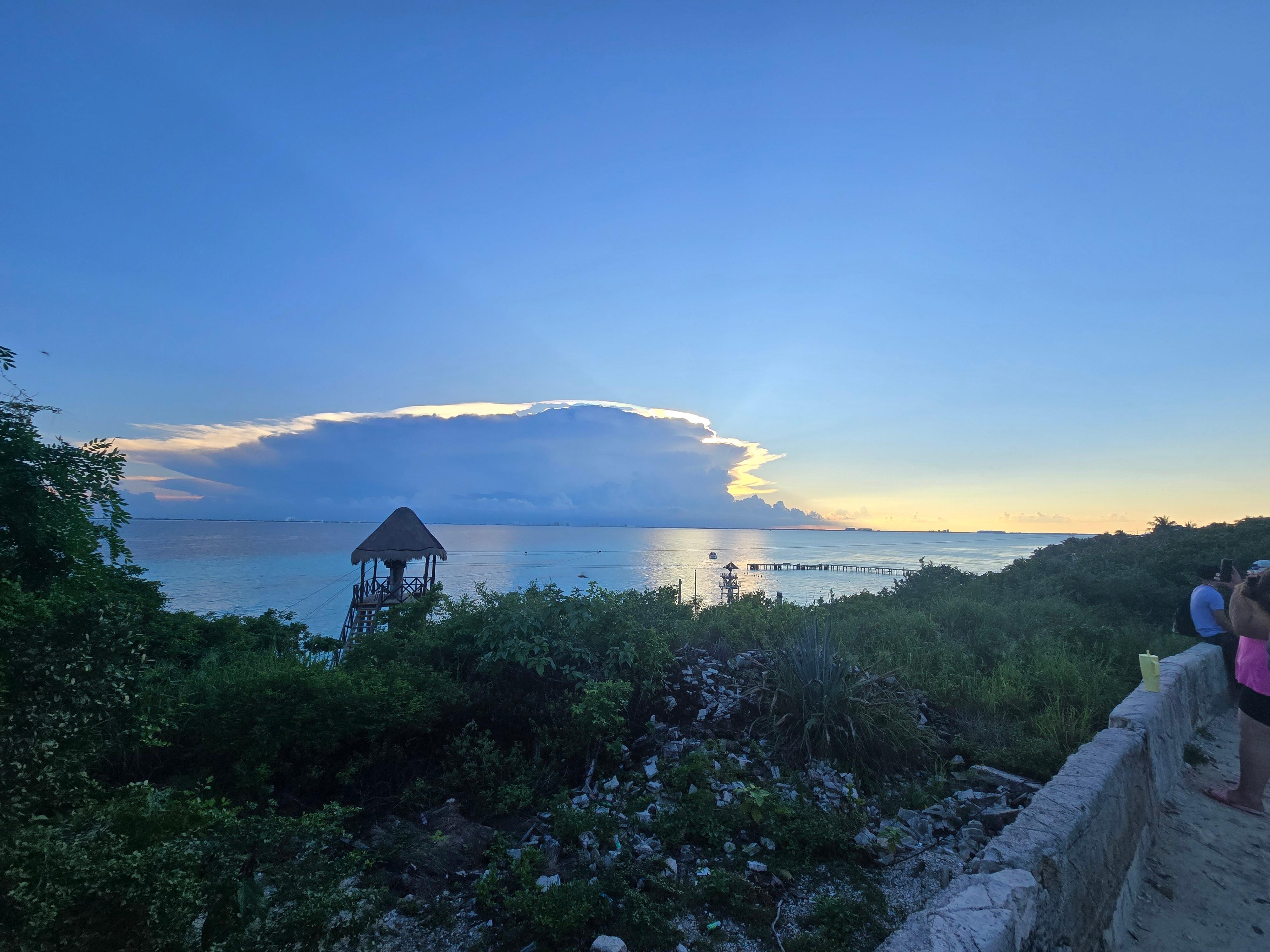 Made a stop on our way to Punta Sur, beautiful view.