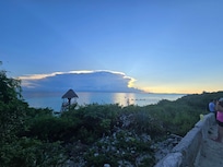 Made a stop on our way to Punta Sur, beautiful view.