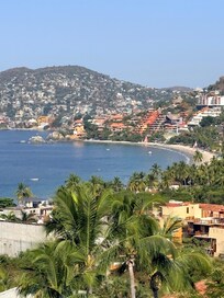 View from the patio of Playa La Ropa