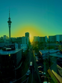 This is the view from our apartment.