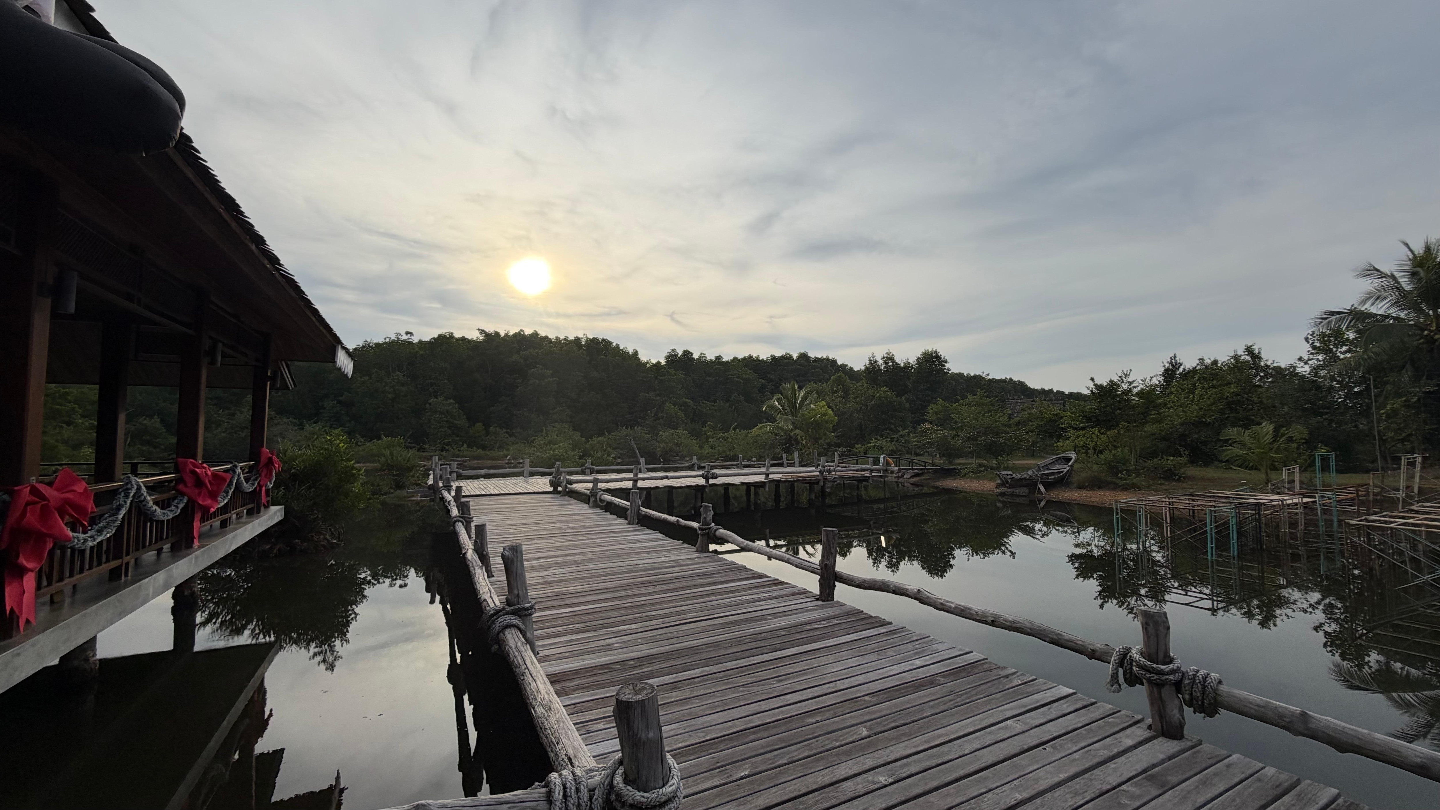 View on the way to breakfast 