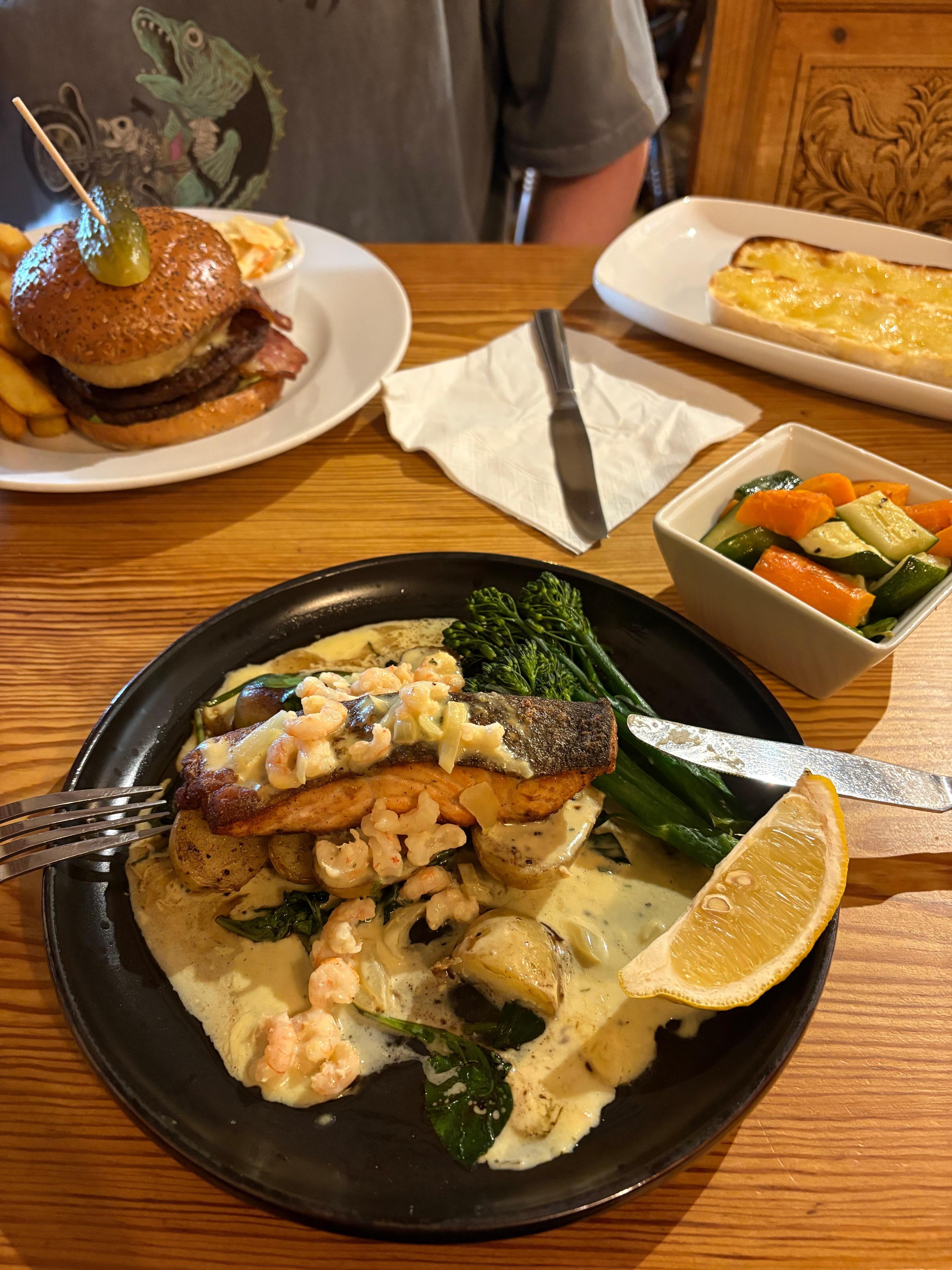 Our meal on the first night