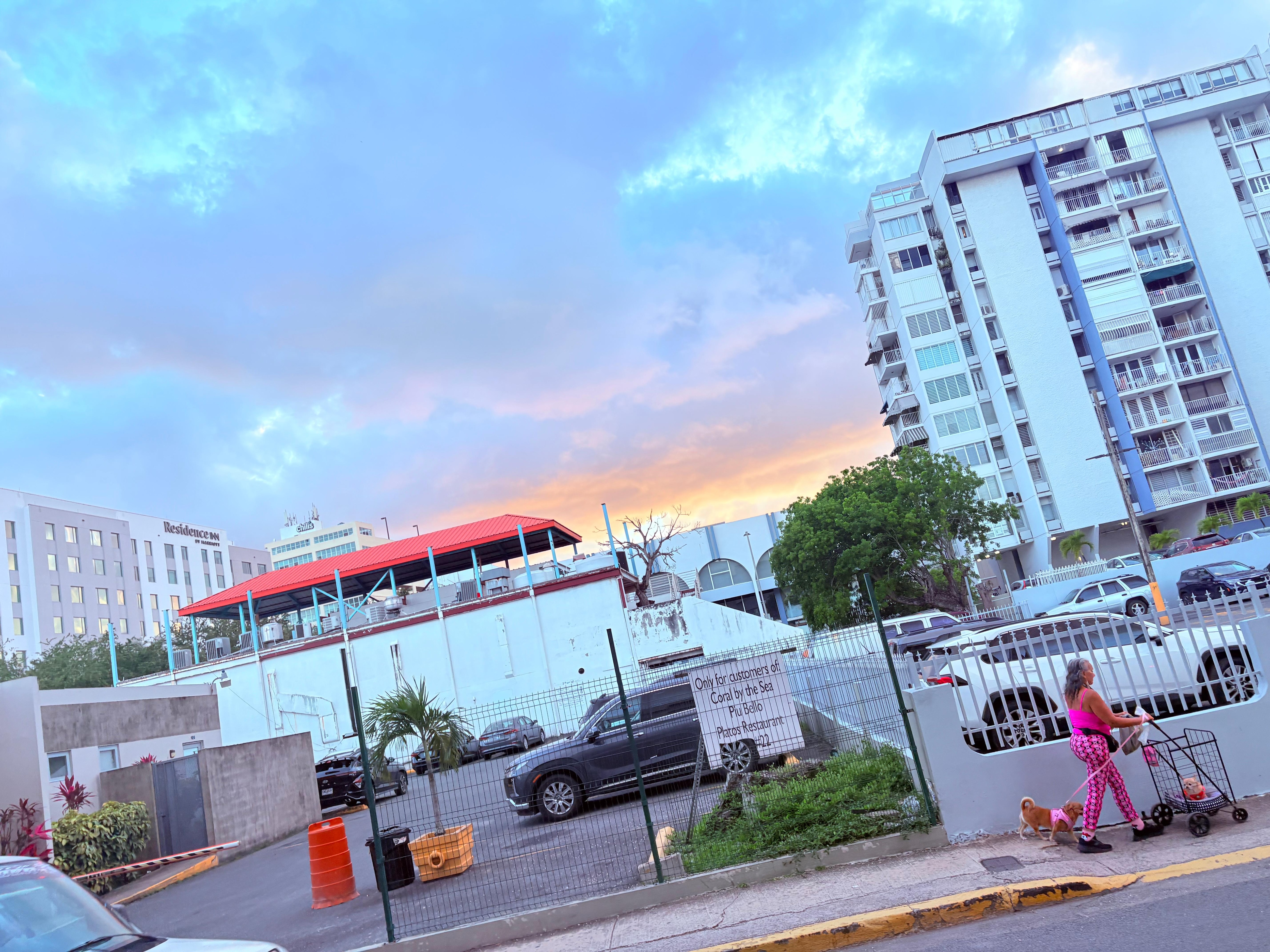 hotel sunset