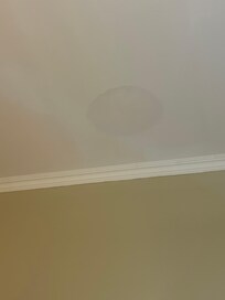 Water stain on ceiling