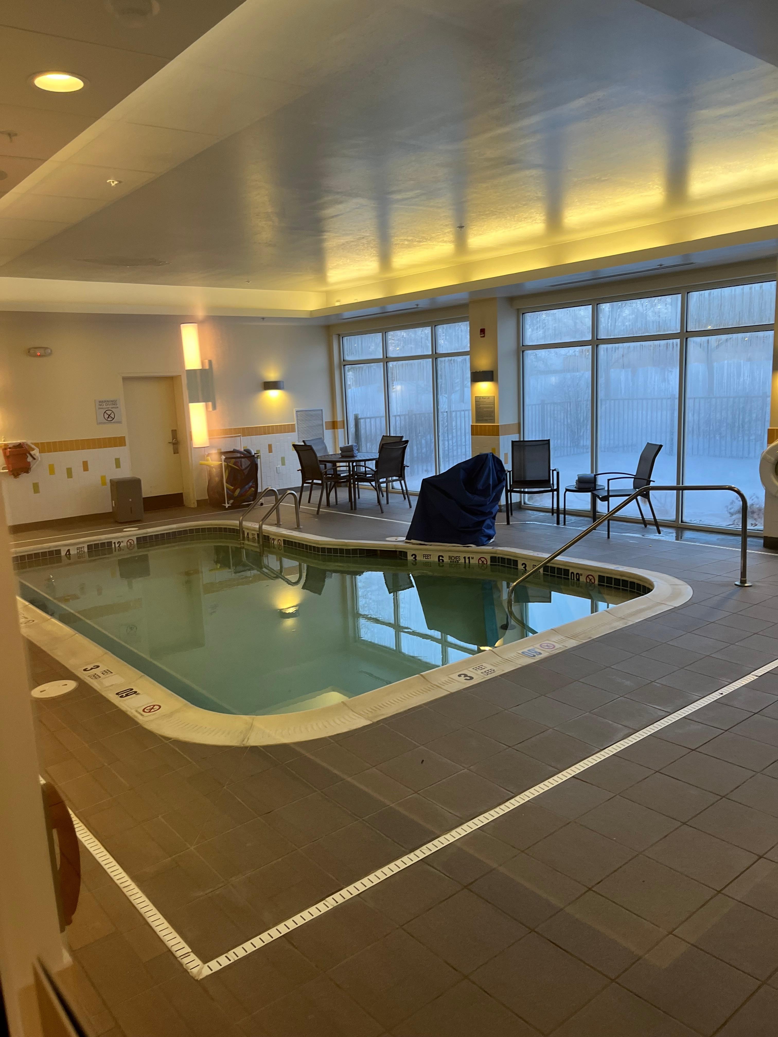 Small but adequate pool. 