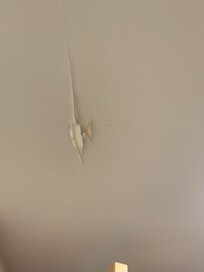 ceiling peeling