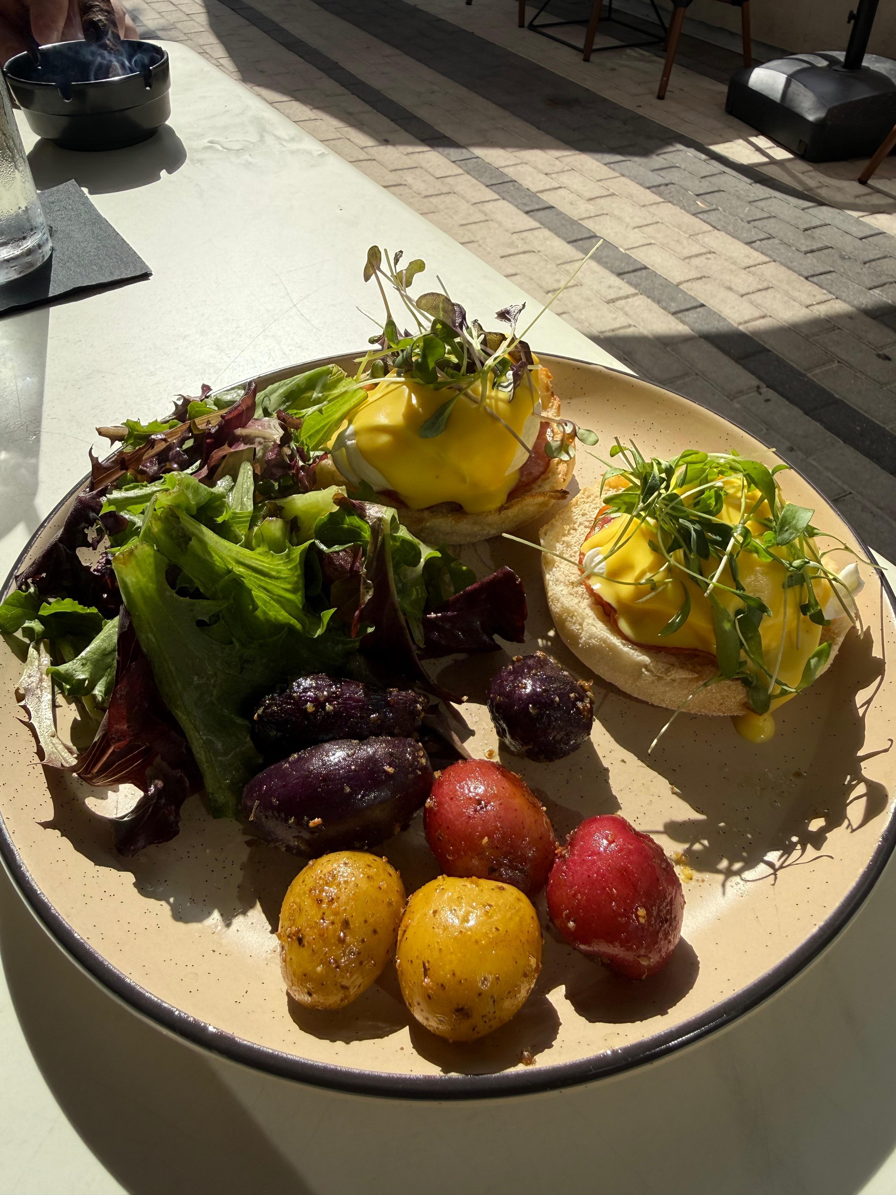 Breakfast at the hotel