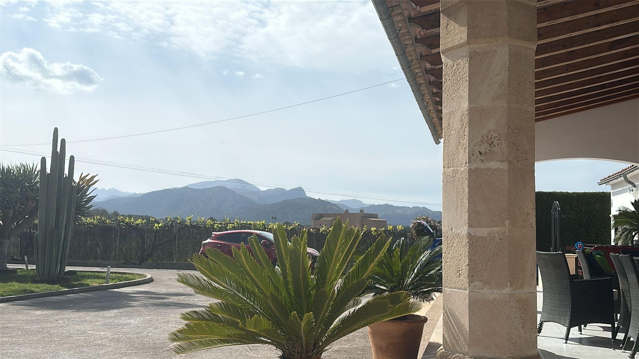 Ausblick auf die Berge 