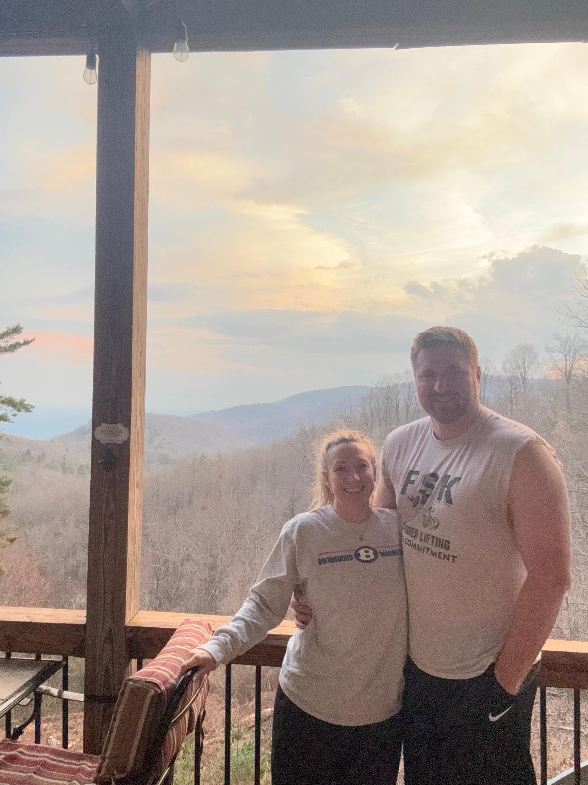 The view from the back deck