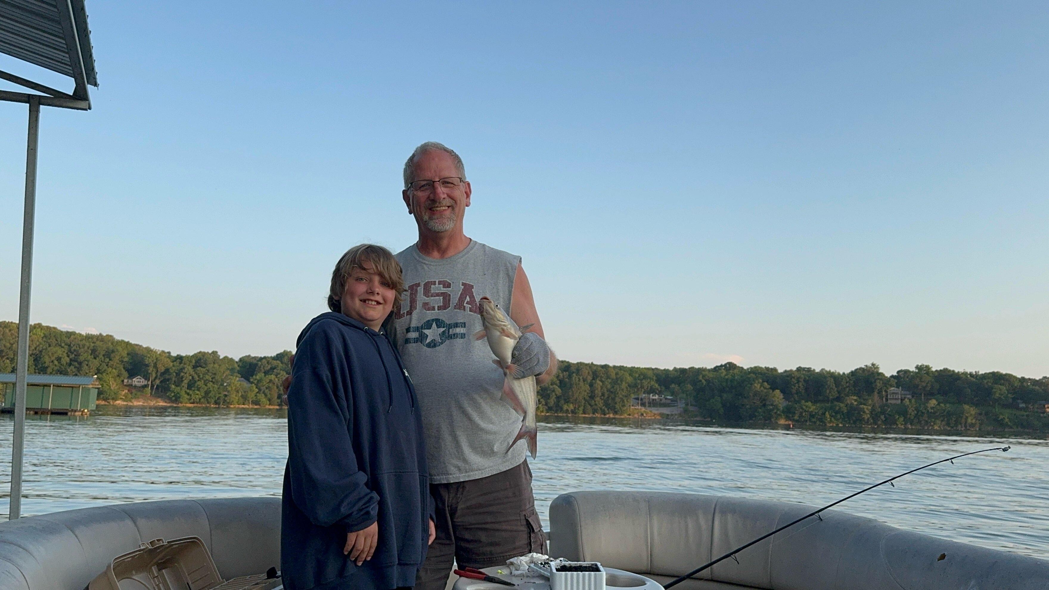 G-pa and Grandson 