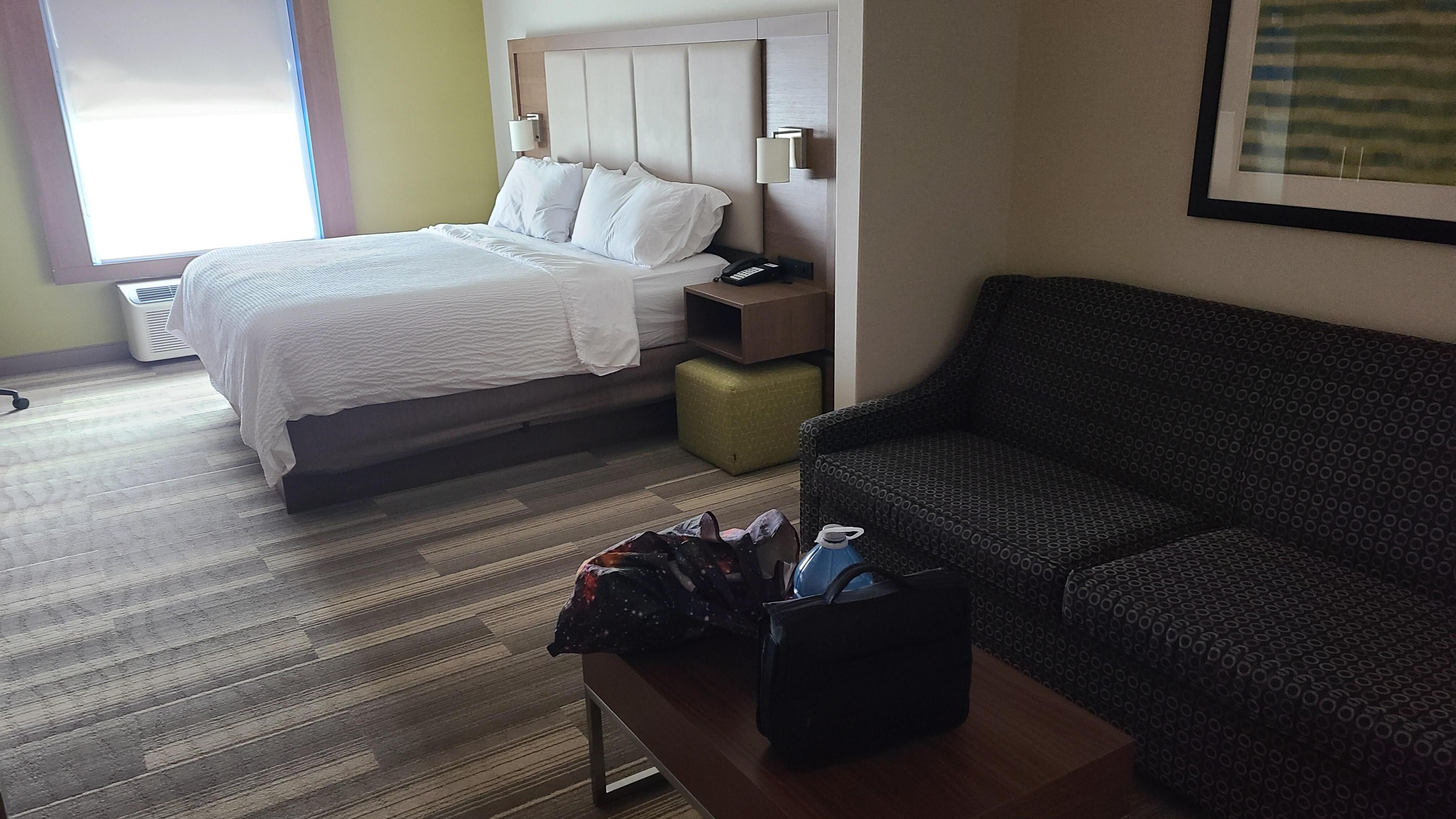 The rooms are very spacious and definitely updated and clean. The bed and pillows were ridiculously comfortable!