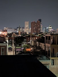 Skyline from rooftop deck