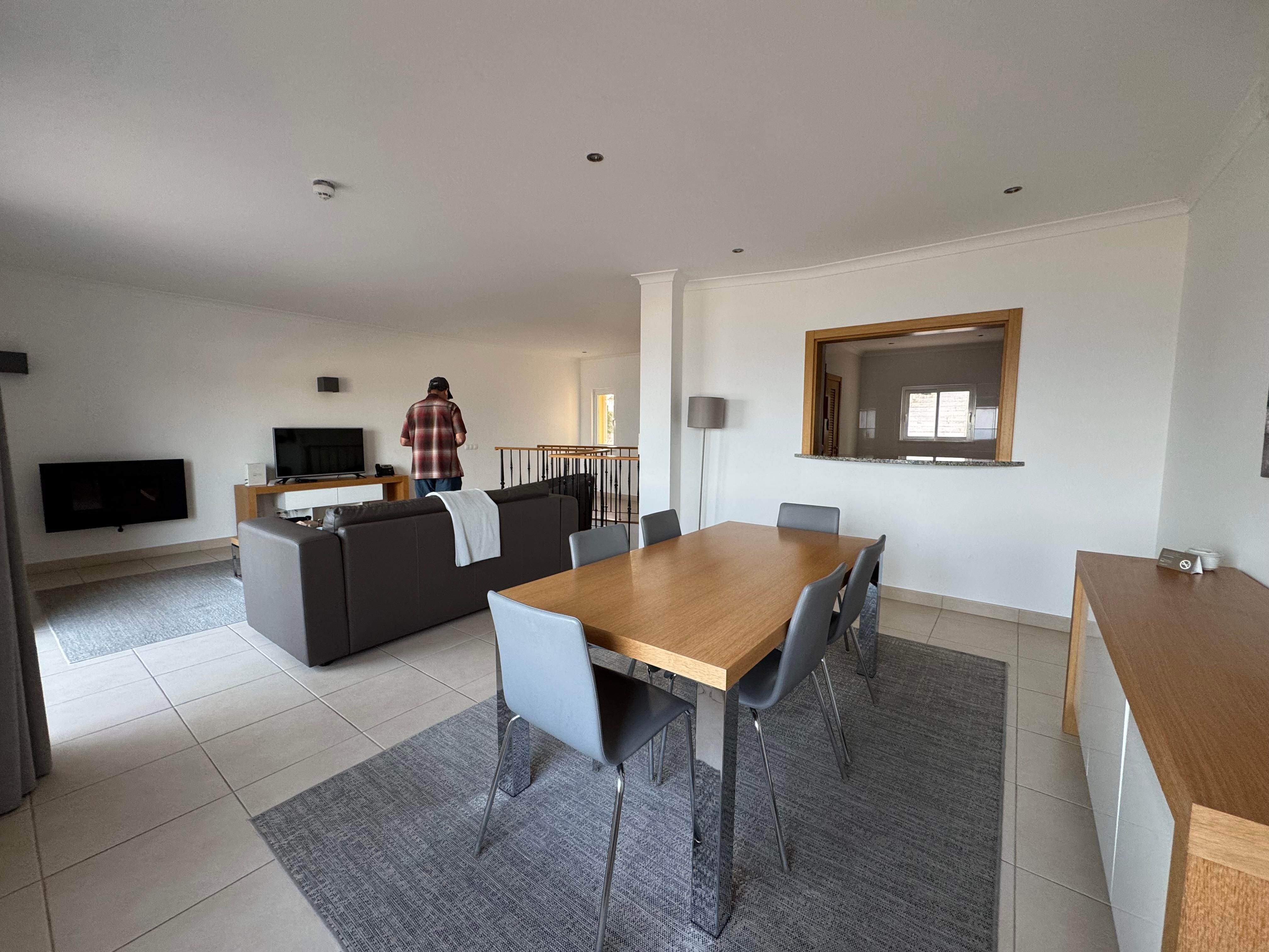 Living on the first level.