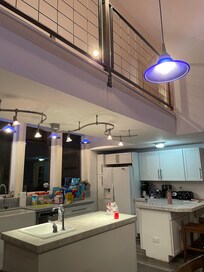 Kitchen with catwalk