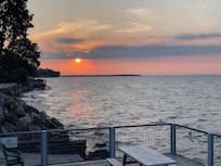 Sunrise over the lake