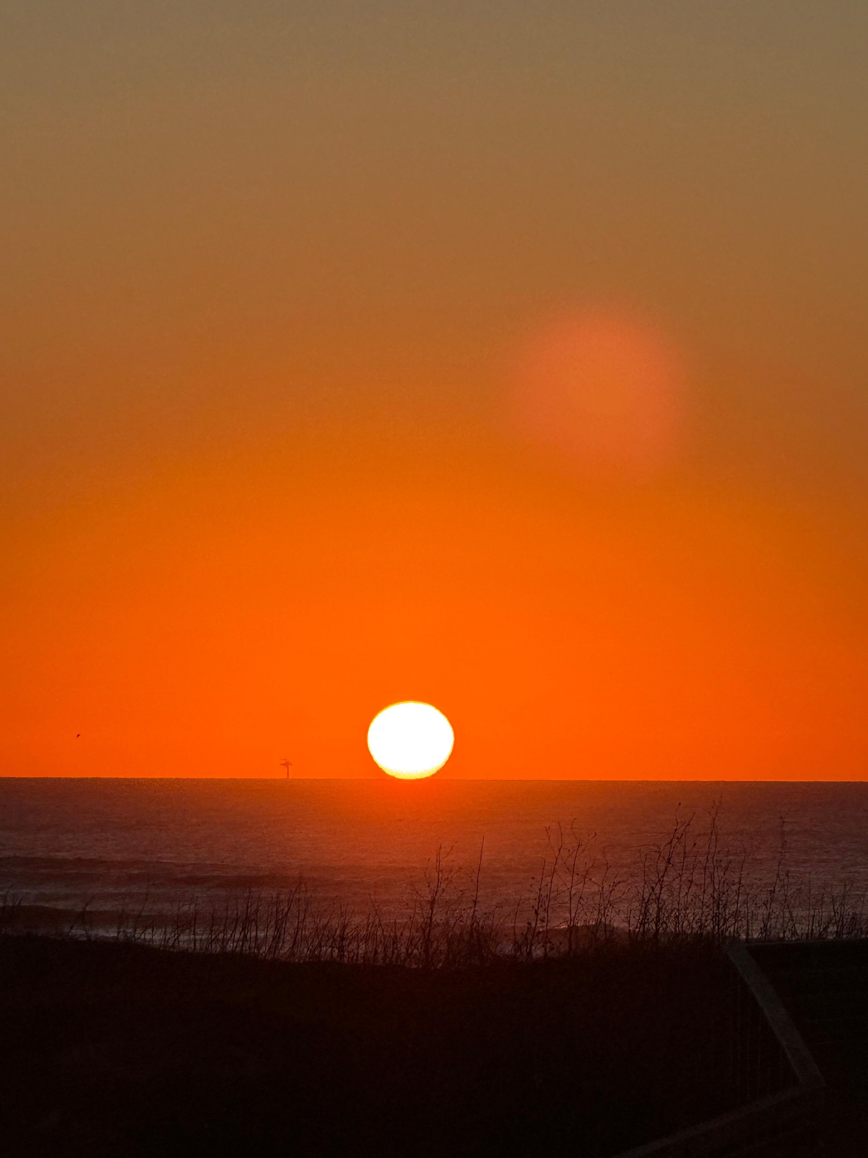 Sunrise viewed from the balcony