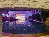 Pool at night