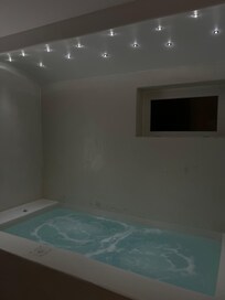 Bubbelbad på rummet