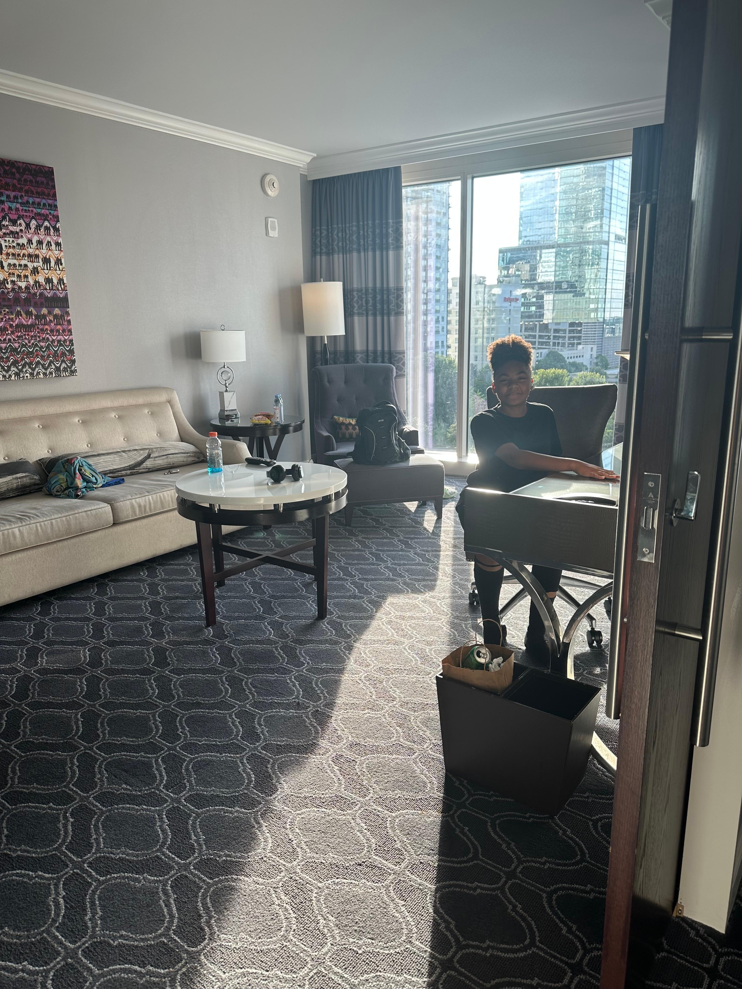 The rooms were so spacious and clean. Amazing stay