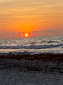 Our first sunset in Cancun