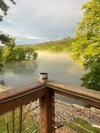 Sitting on my back porch in the morning