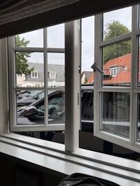 only window next to car park