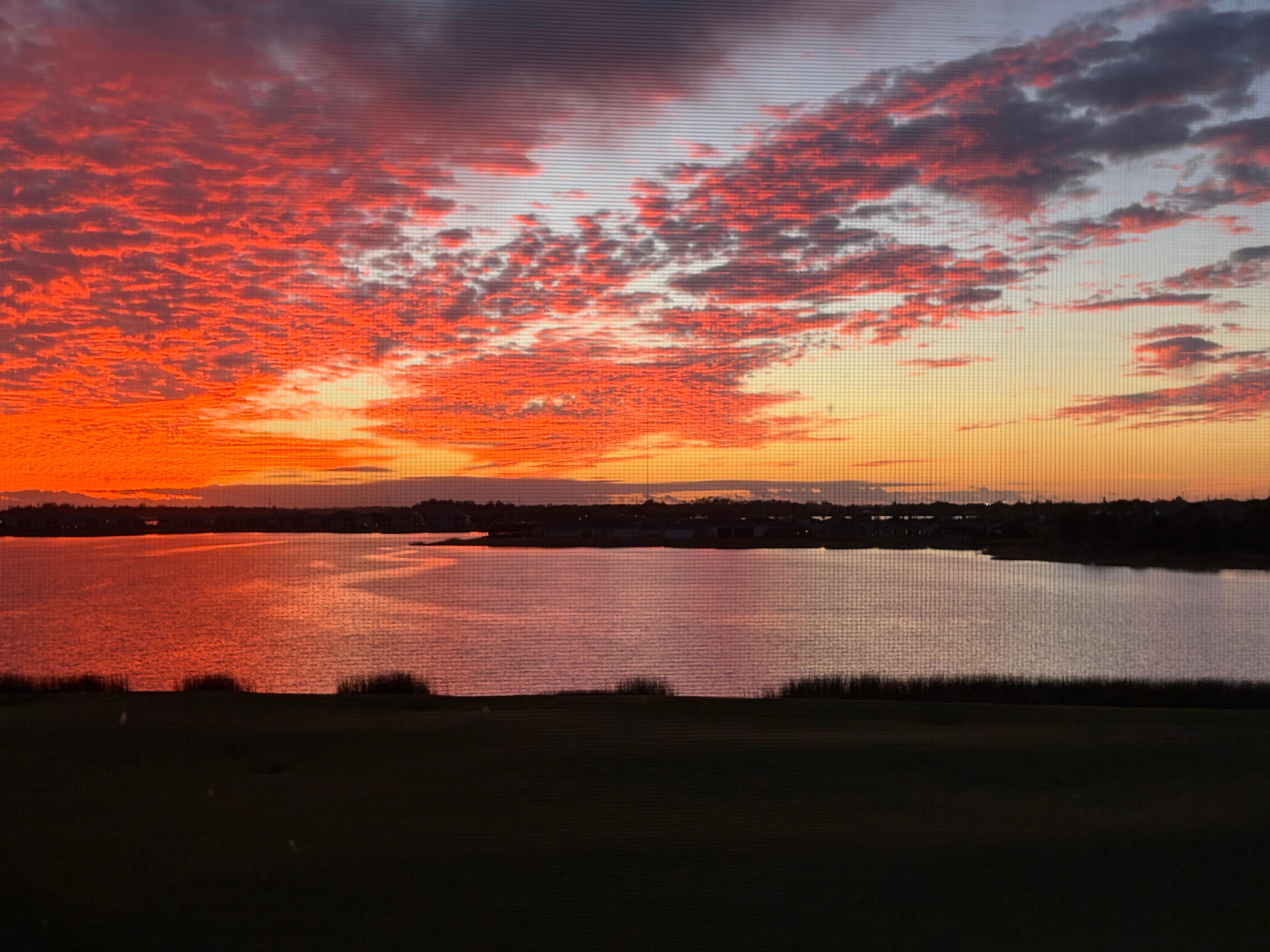 Sunset view from the Condo