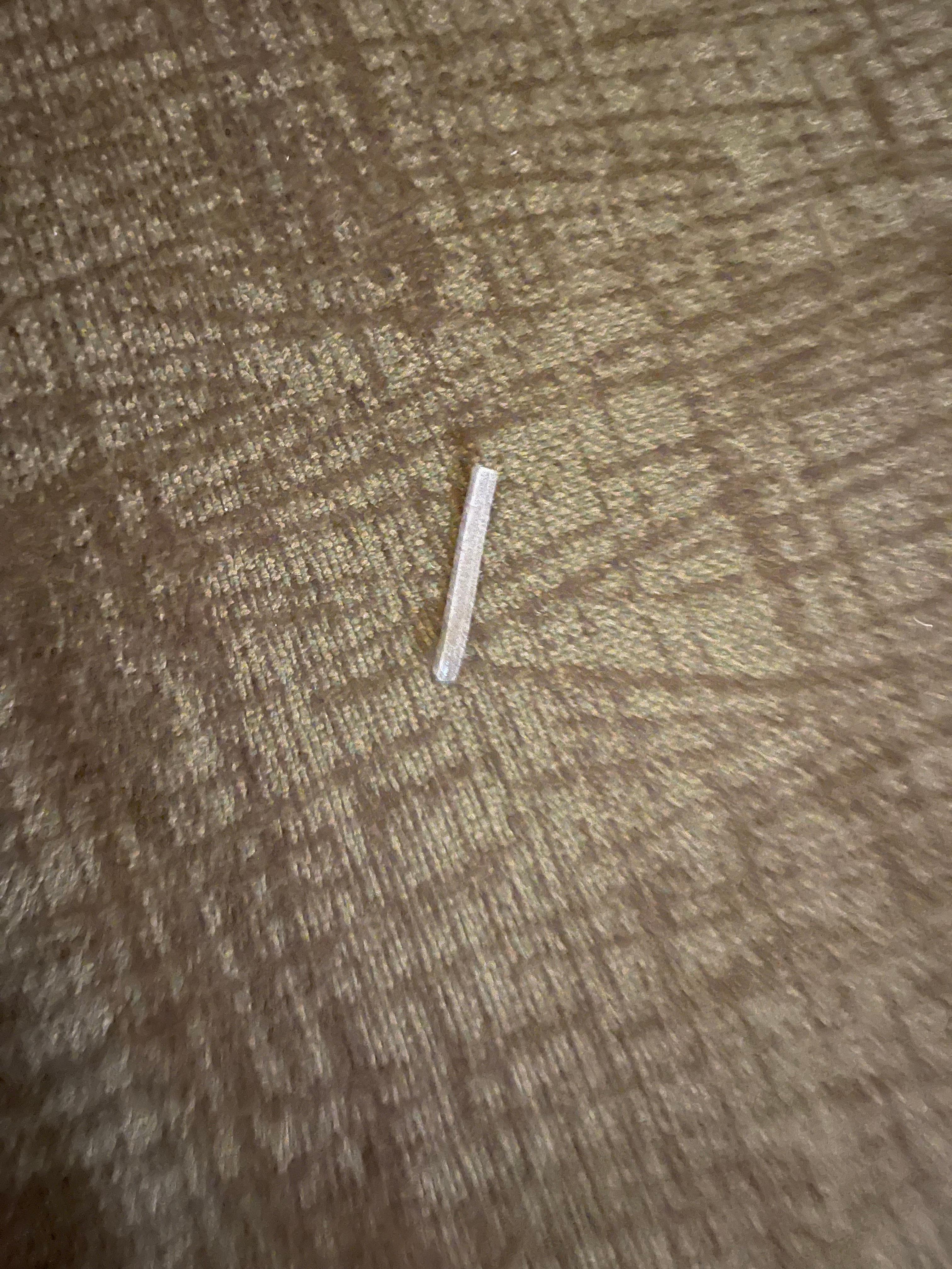 Random trash upon entry of room. 