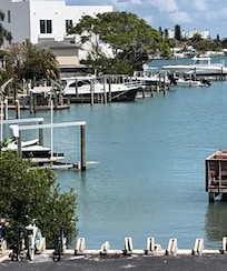 Beautiful Harbor view, we usually see some type of wildlife!