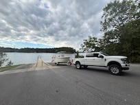 Boat ramp down the street