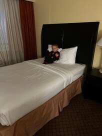 Bed seems ok but bare minimum.