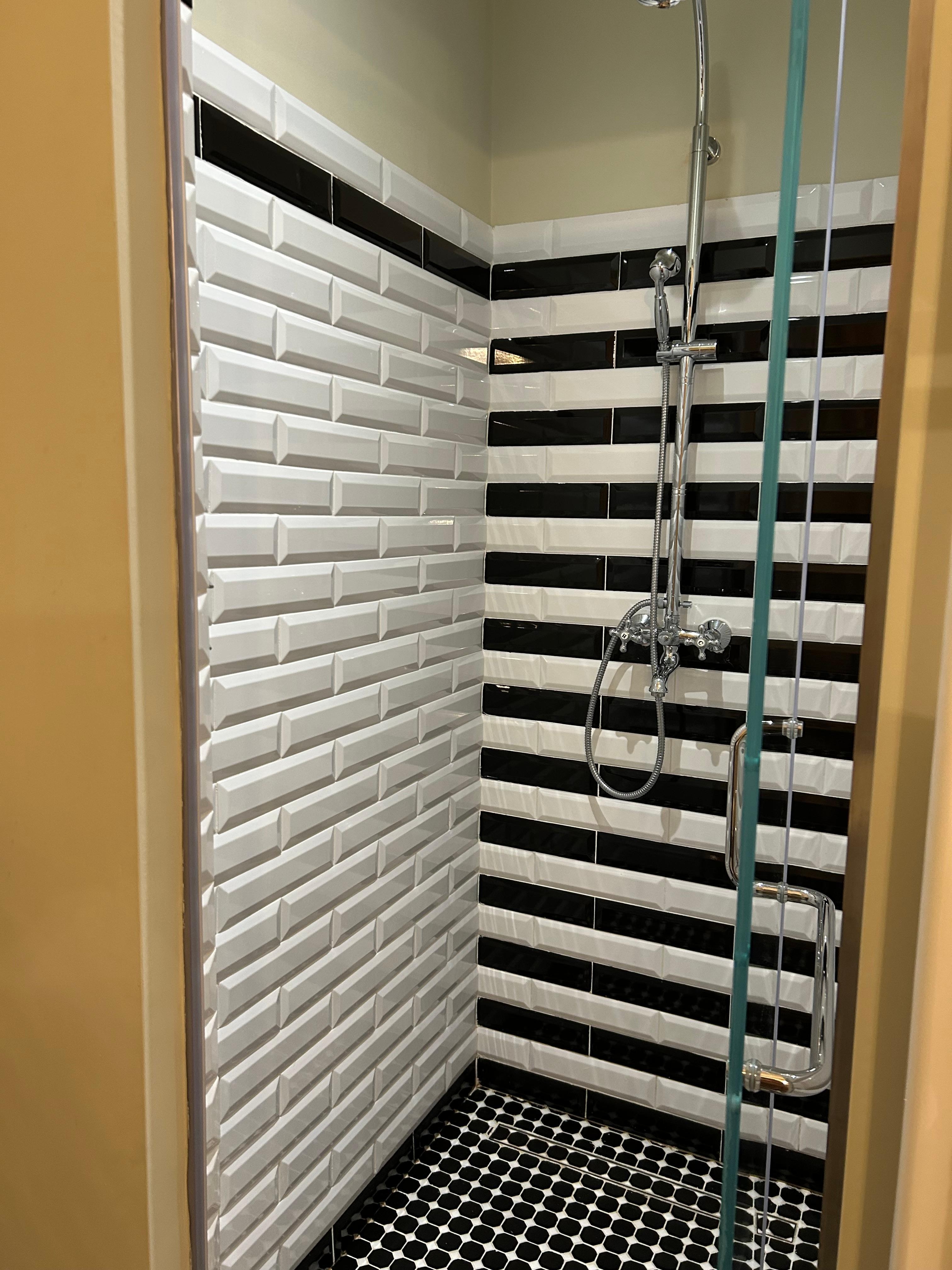 Oversized shower