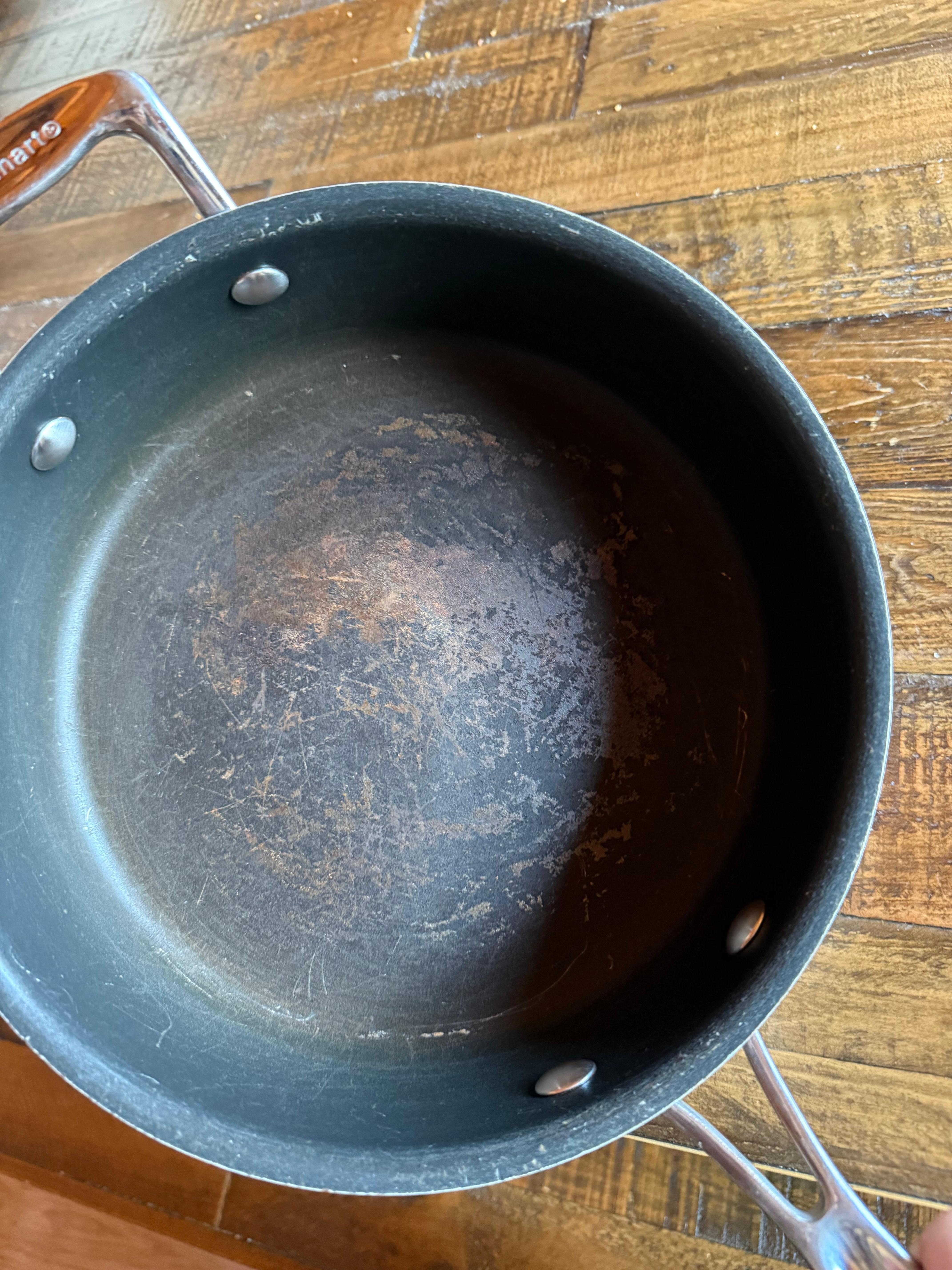Corroded pan 