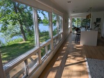Inside house