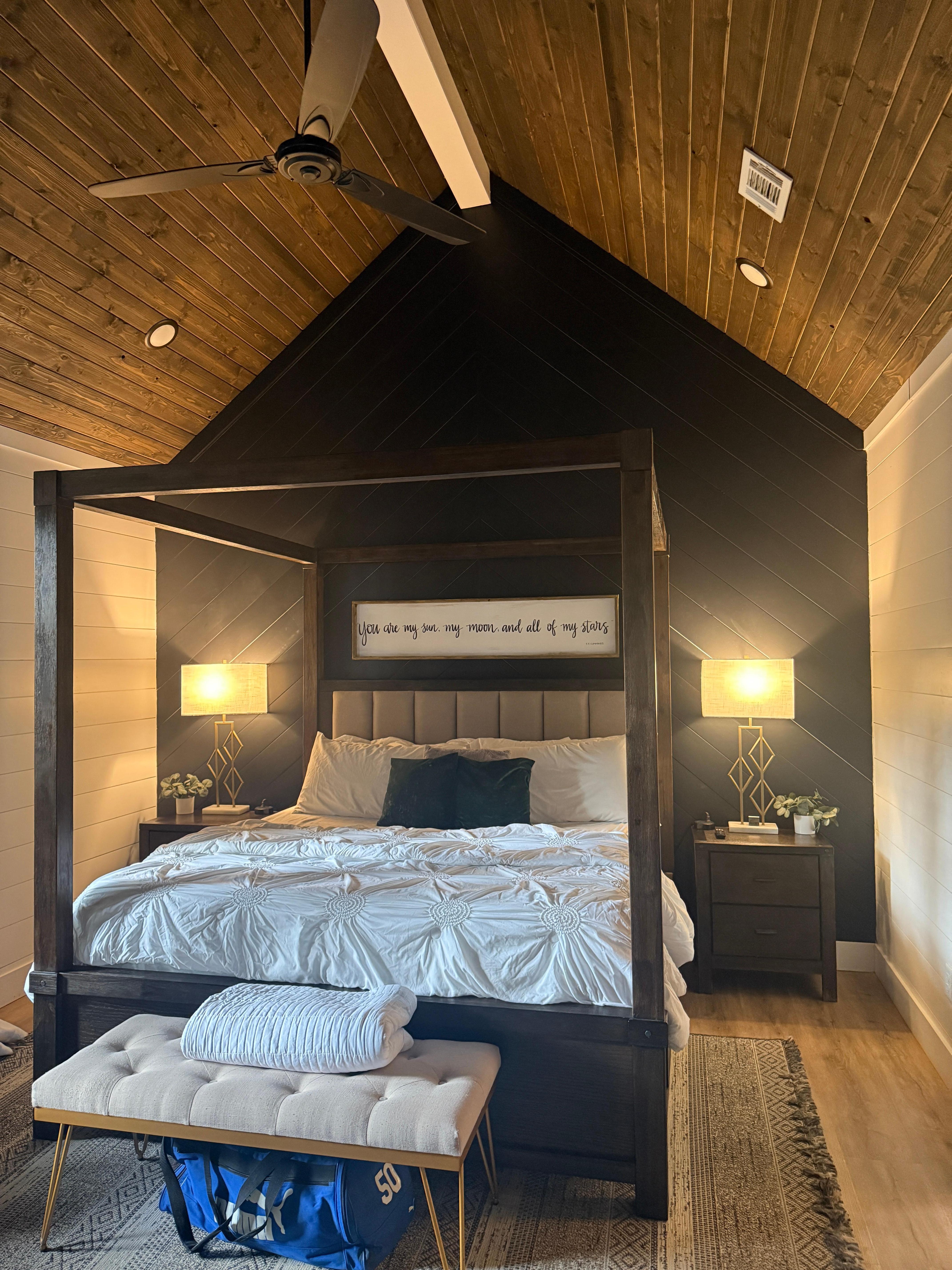 The bedroom was beautiful!