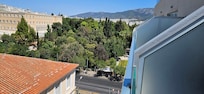 The view from the balcony