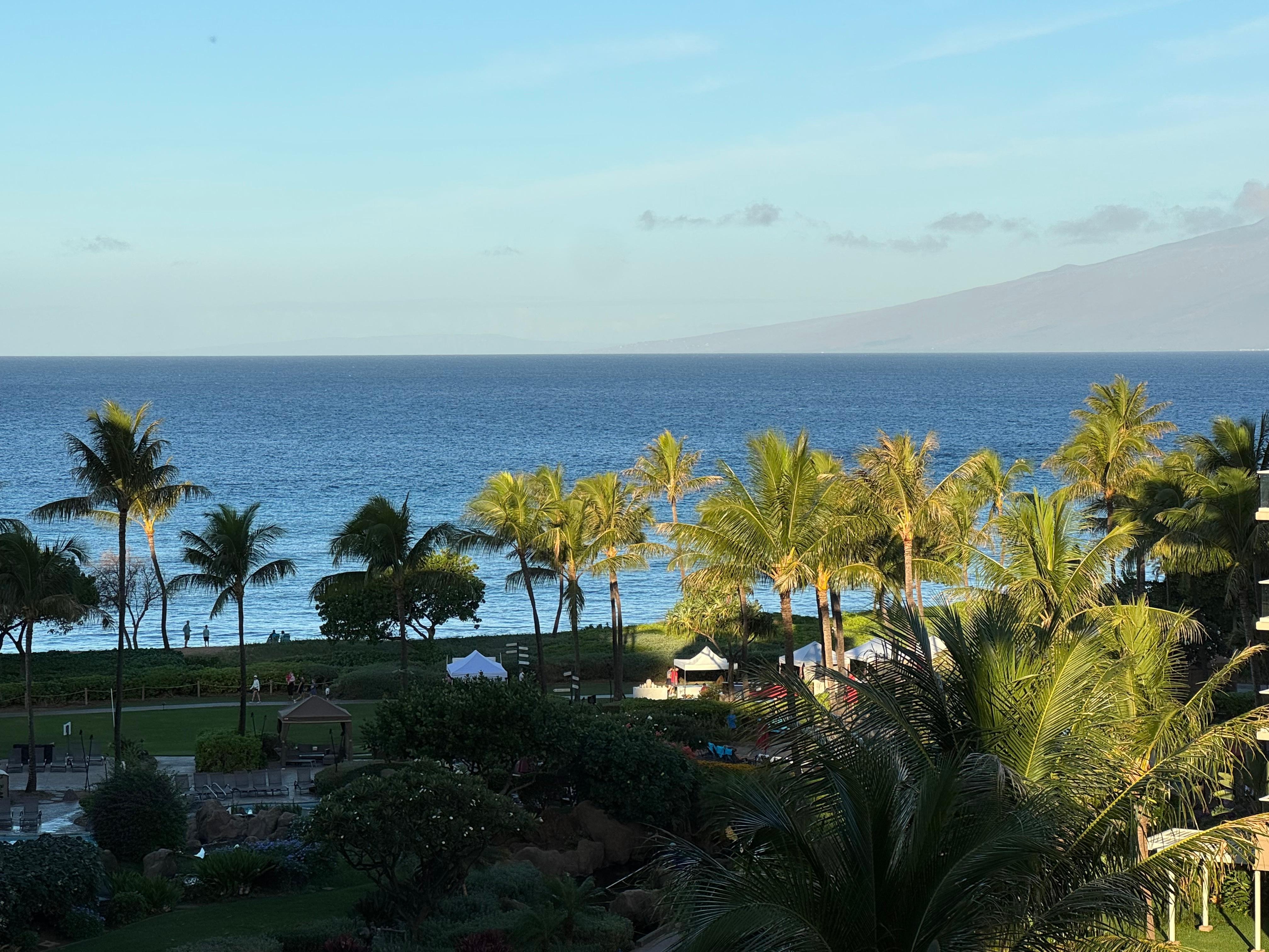 View from our balcony