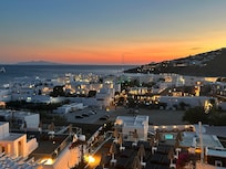 Amazing view from our balcony.