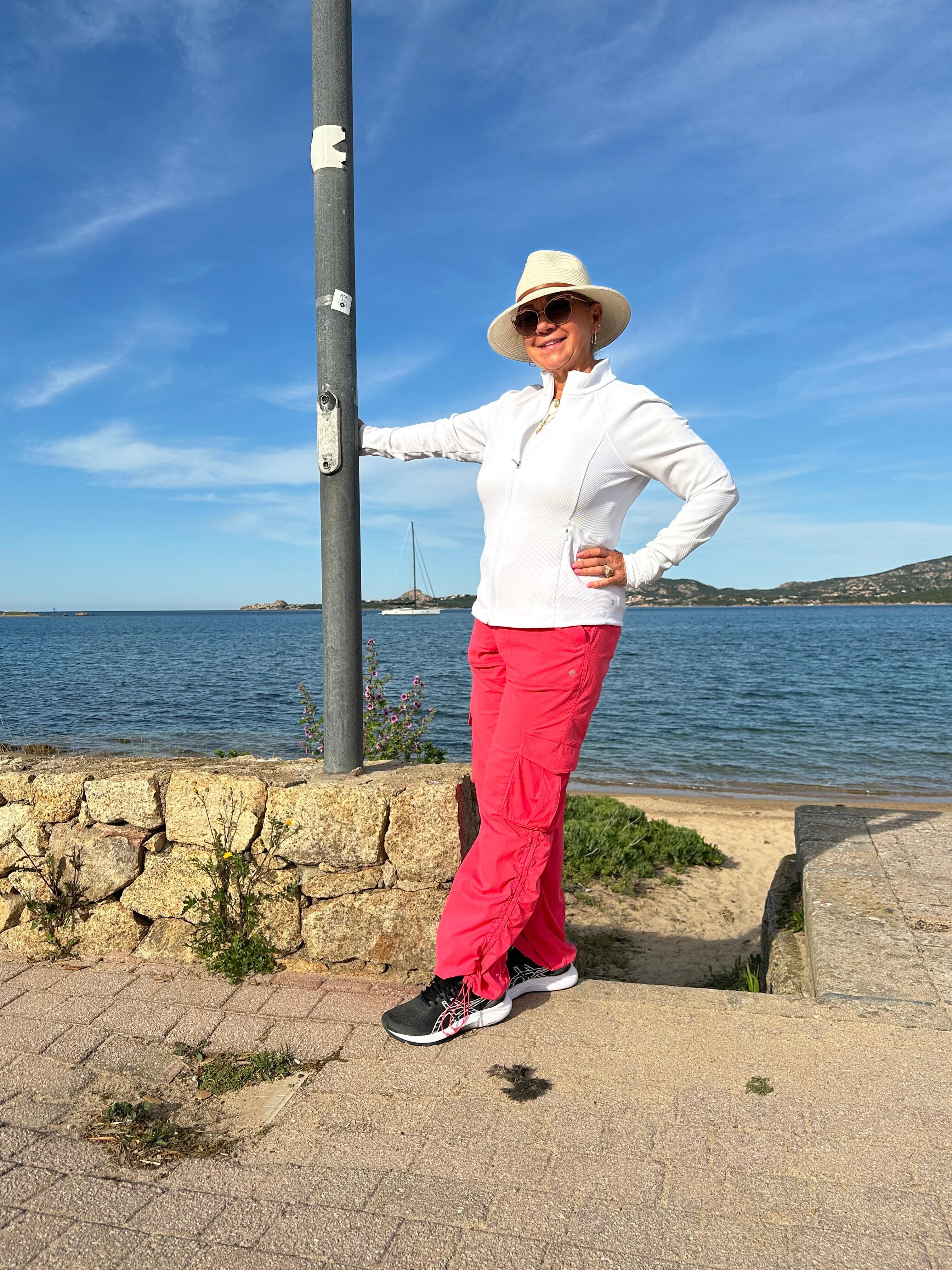 Morning walk near the ocean.