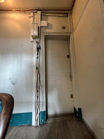 Adjacent apartment - nice exposed wiring feature