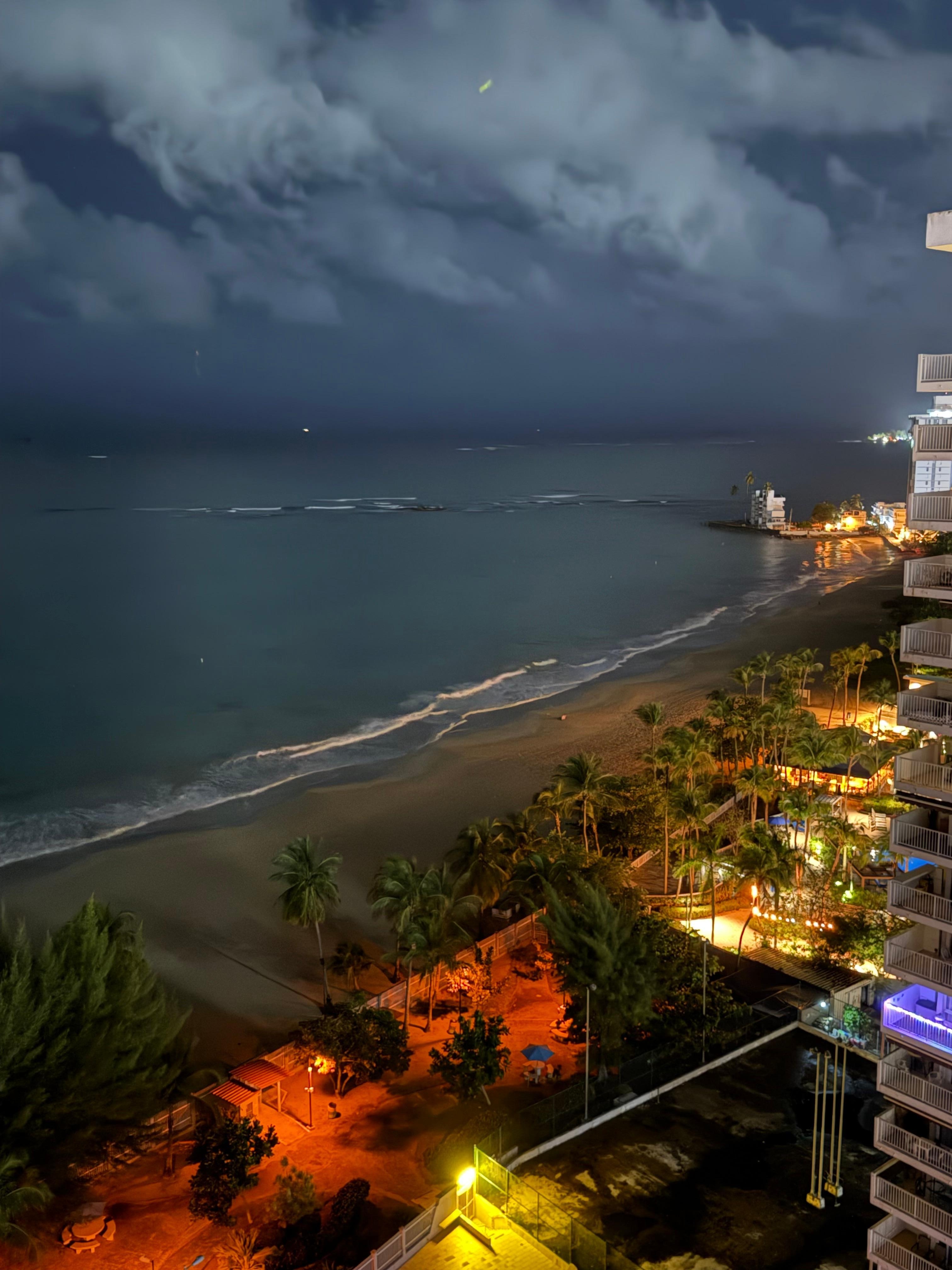 From the Balcony at Night