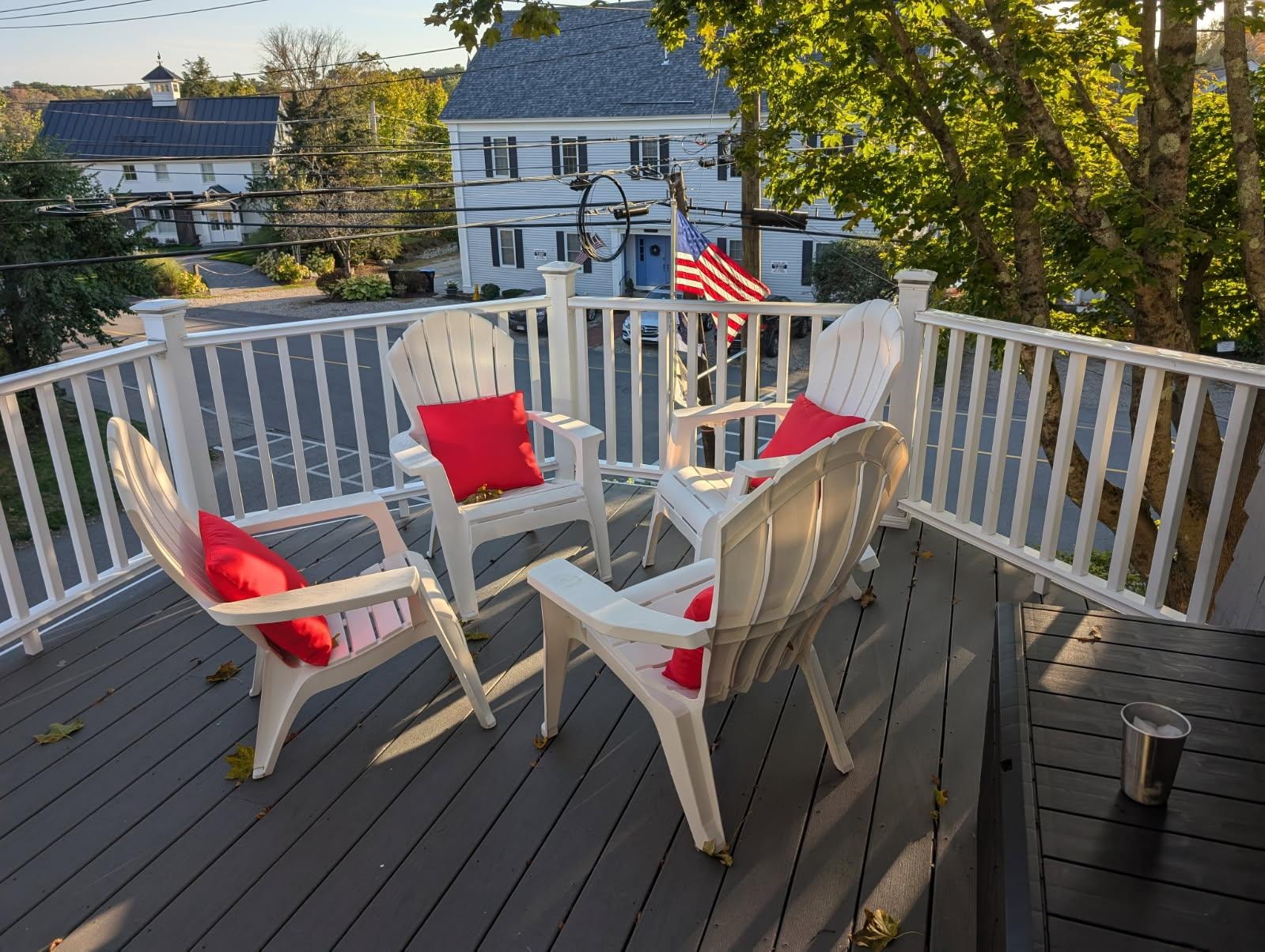 Deck off living room!